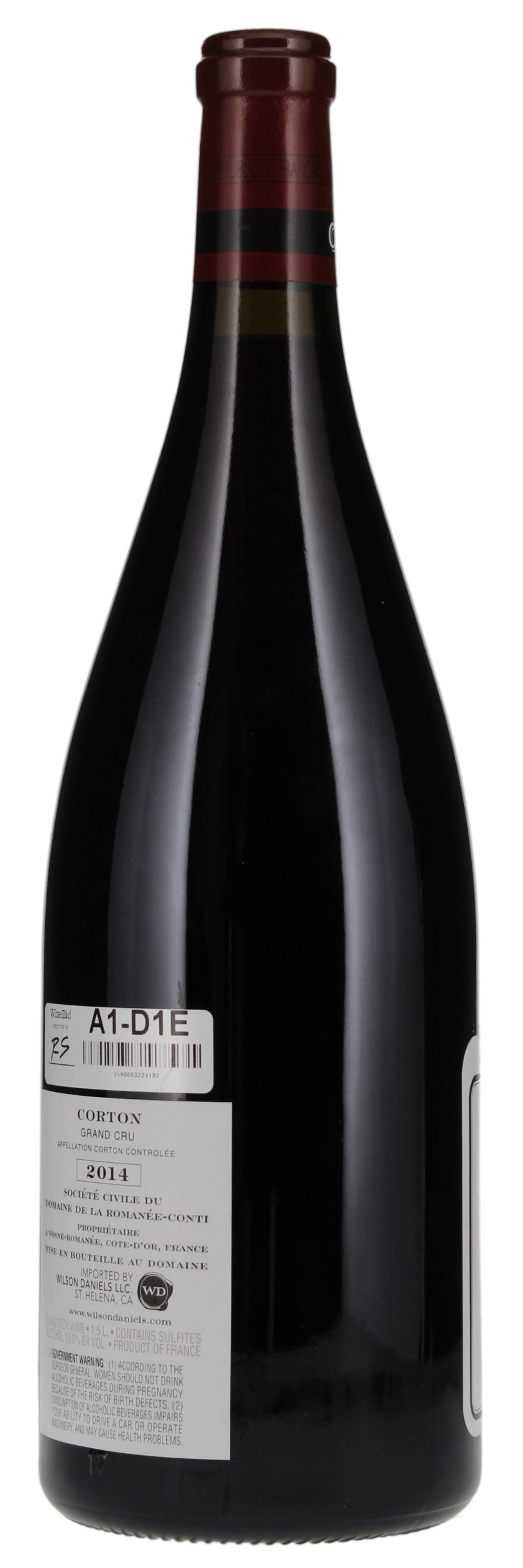 2014 Domaine de la Romanee-Conti Corton, 1.5ltr