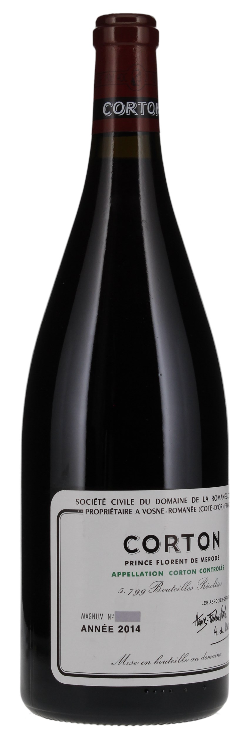 2014 Domaine de la Romanee-Conti Corton, 1.5ltr