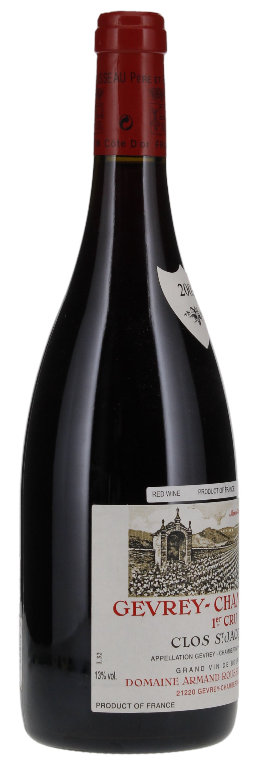 2003 Armand Rousseau Gevrey-Chambertin Clos St. Jacques, 750ml