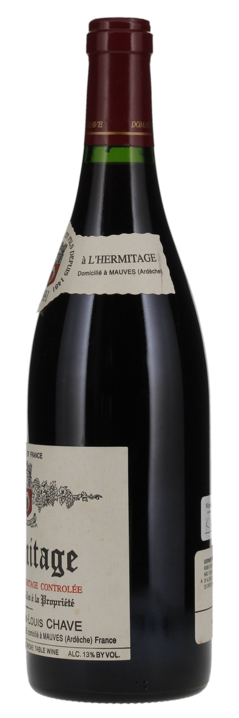 1991 Jean-Louis Chave Hermitage, 750ml