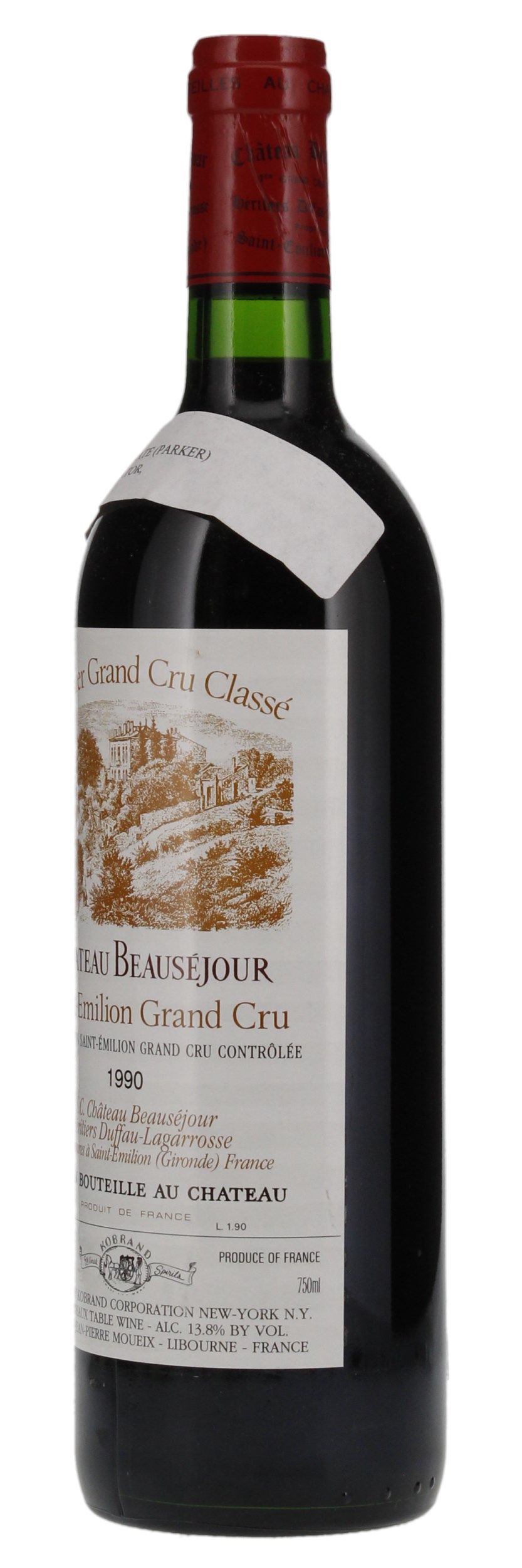 1990 Château Beausejour (Duffau Lagarrosse) Bordeaux Red Blends (Claret