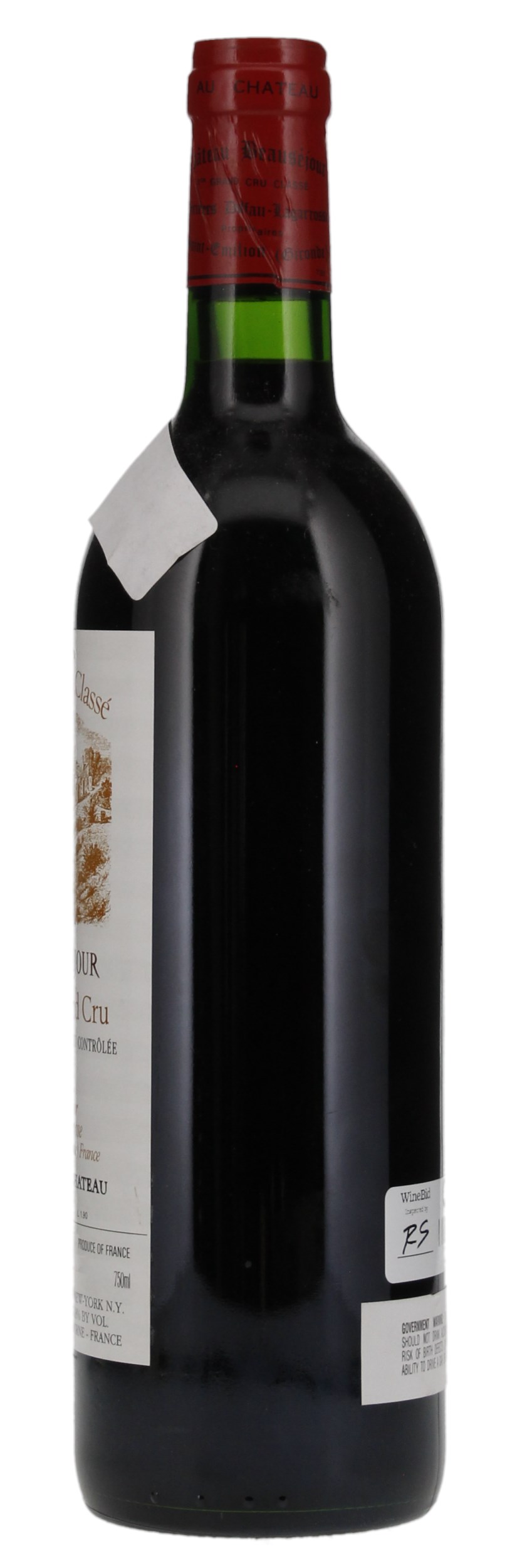 1990 Château Beausejour (Duffau Lagarrosse), 750ml