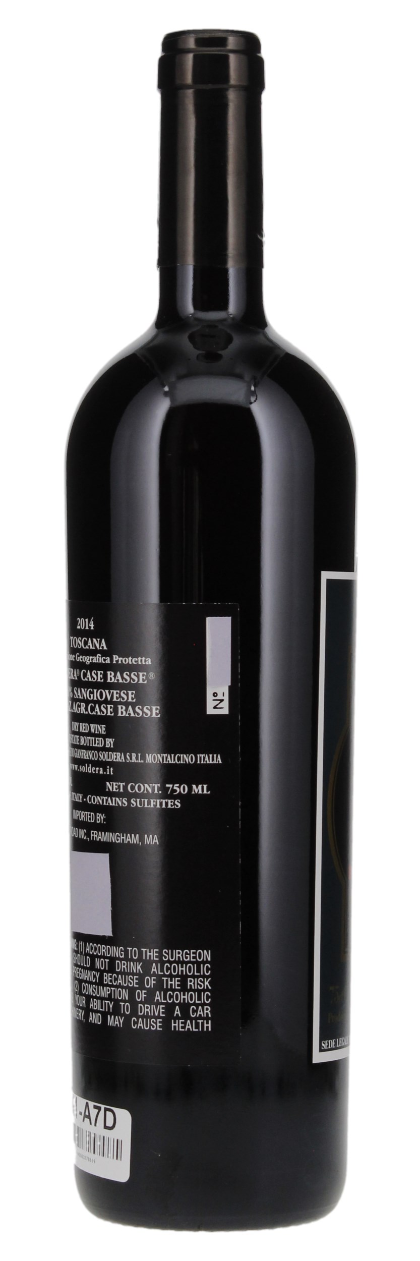 2014 Soldera (Case Basse) Toscana, 750ml