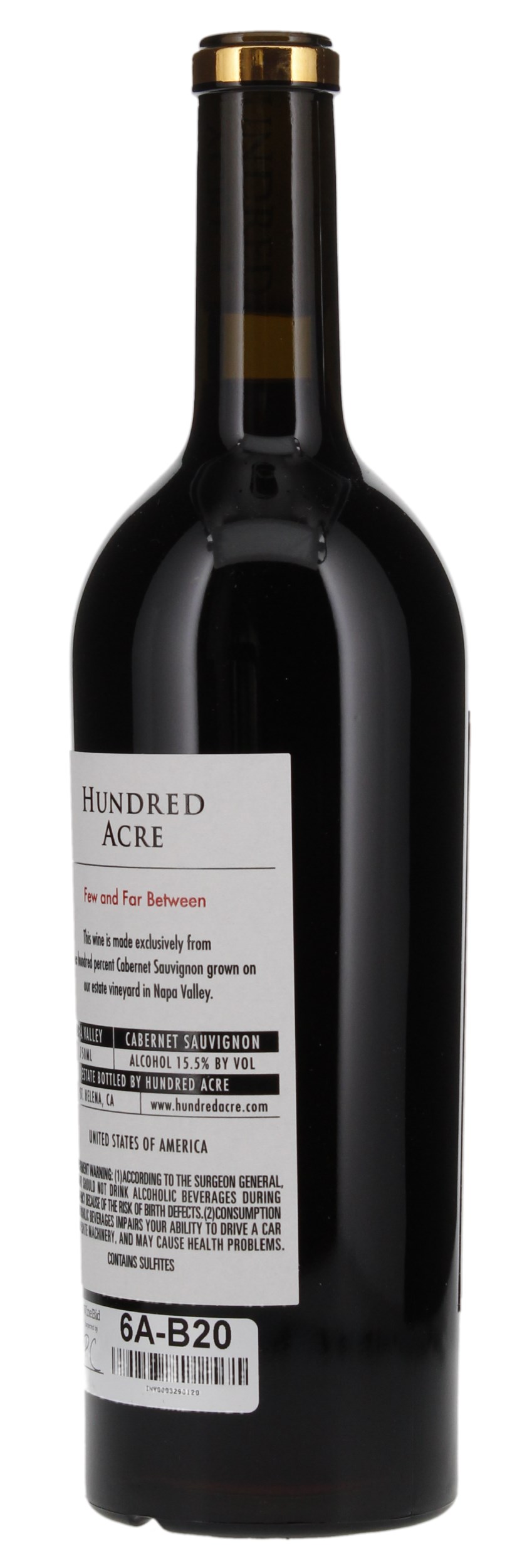 2016 Hundred Acre Few and Far Between Vineyard Cabernet Sauvignon, 750ml