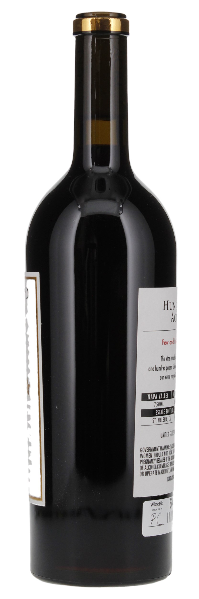 2016 Hundred Acre Few and Far Between Vineyard Cabernet Sauvignon, 750ml