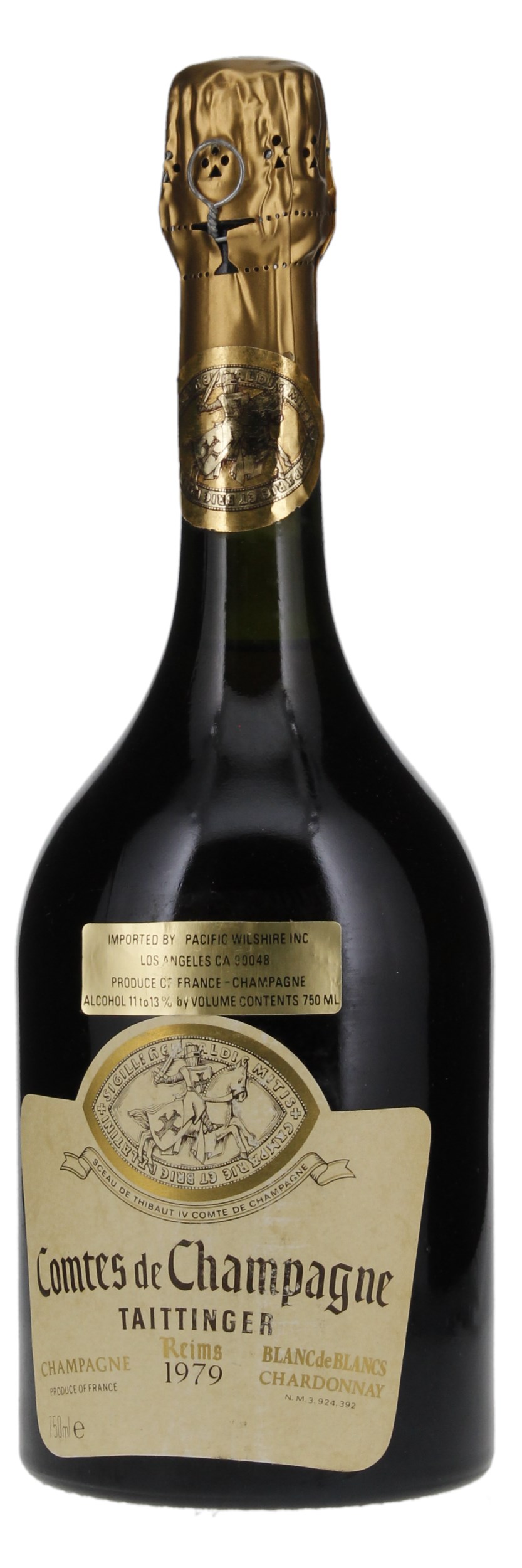 1979 Taittinger Comtes de Champagne Blanc de Blancs, 750ml