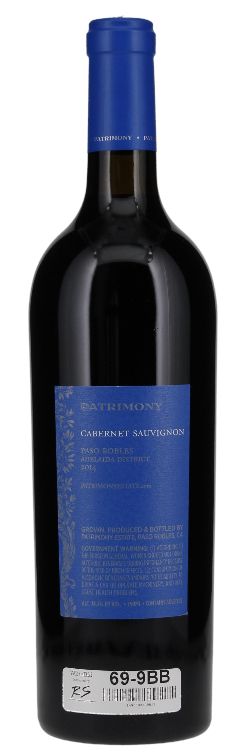 2014 Daou Patrimony Cabernet Sauvignon, 750ml