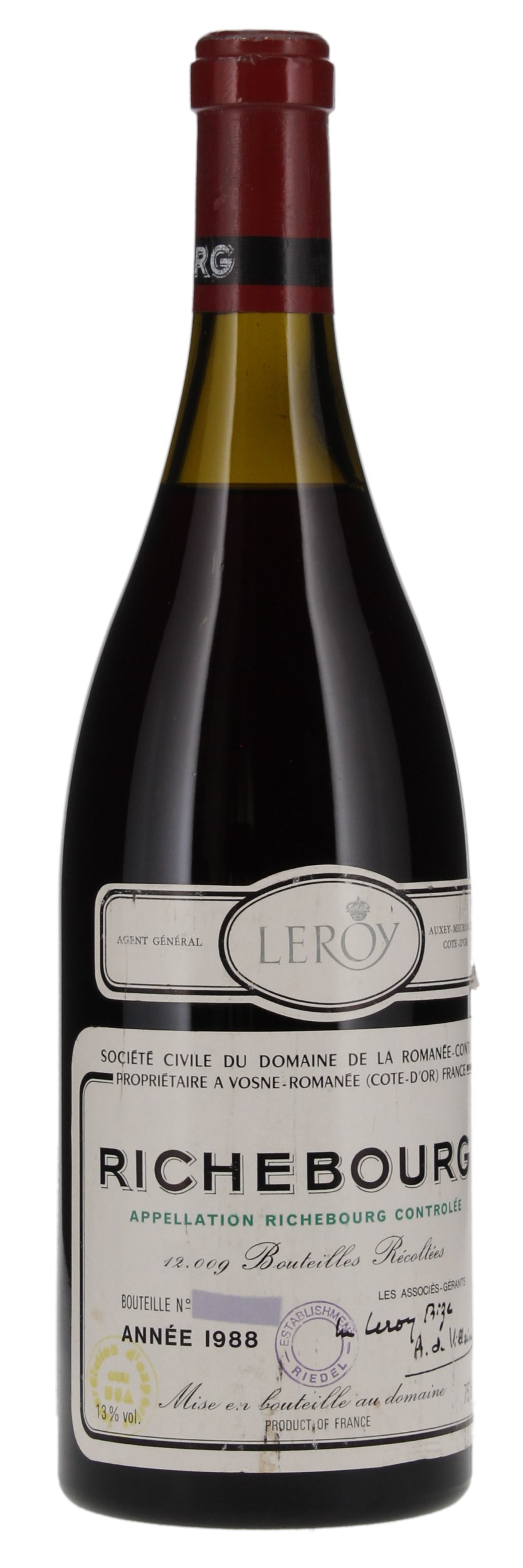 1988 Domaine de la Romanee-Conti Richebourg, 750ml