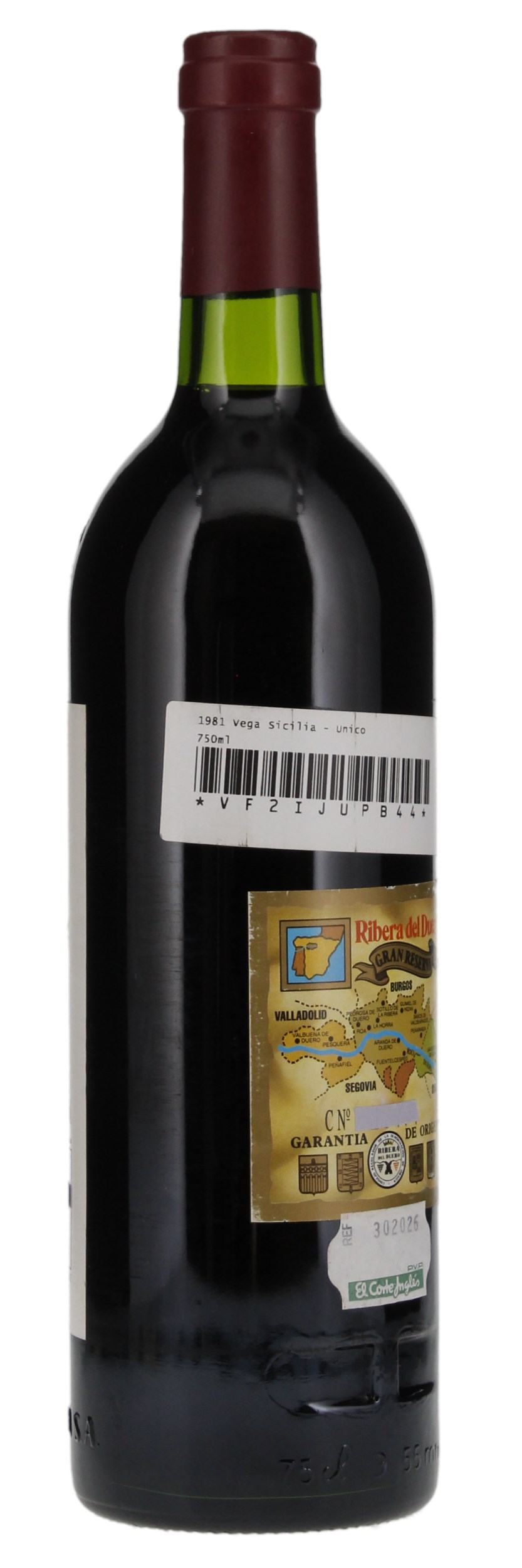 1981 Vega Sicilia Unico, 750ml