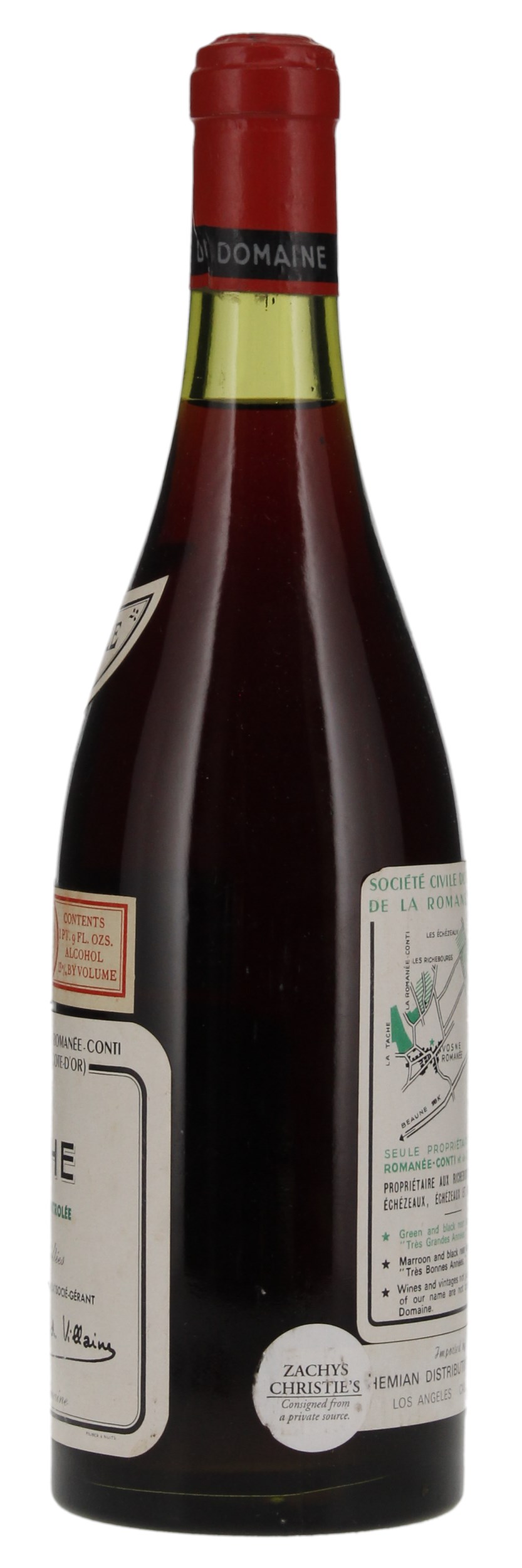 1964 Domaine de la Romanee-Conti La Tache Pinot Noir Grand Cru