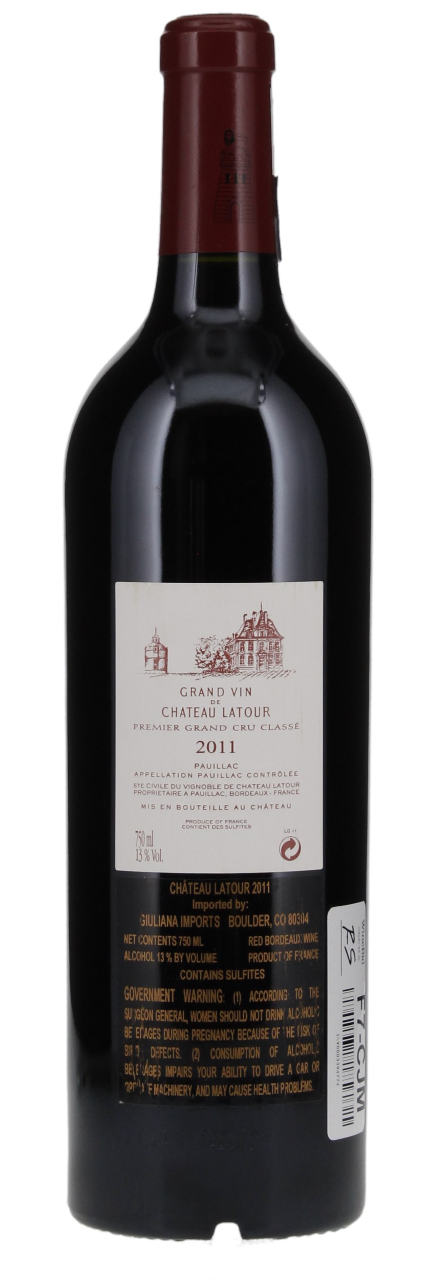 2011 Château Latour, 750ml