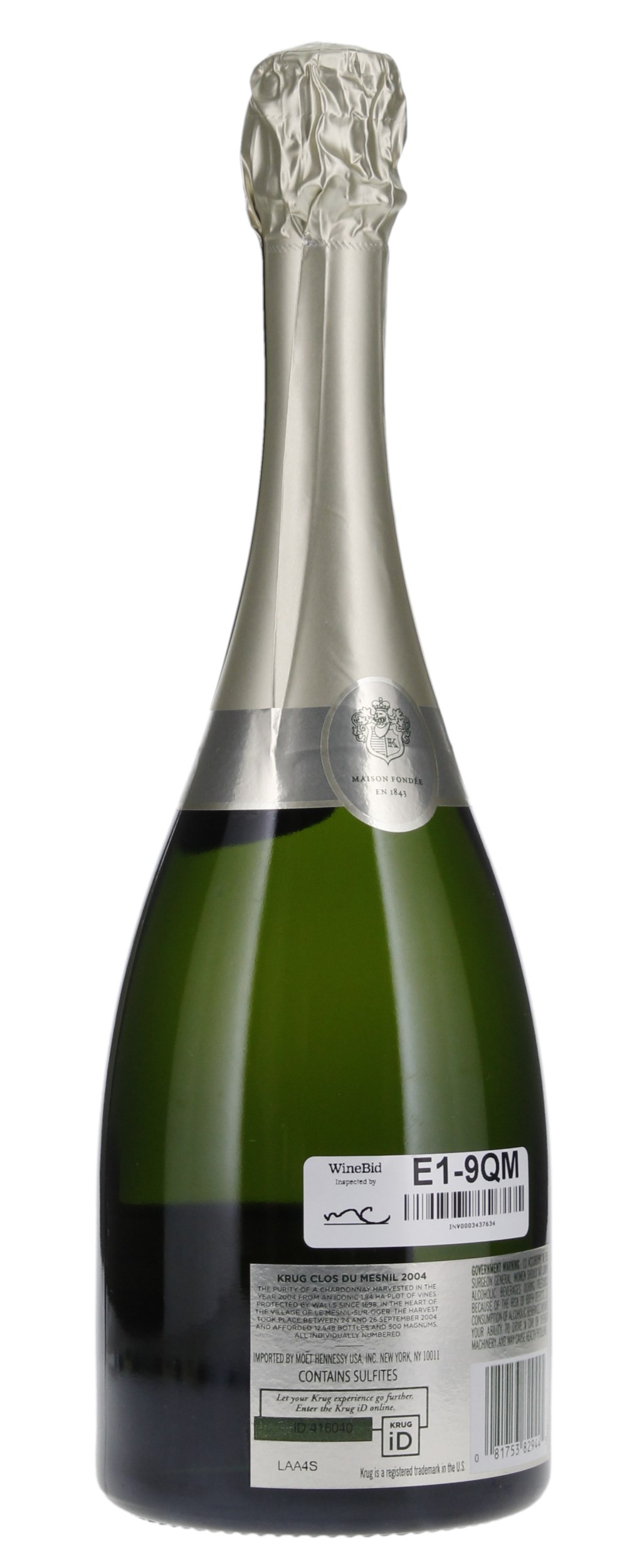 2004 Krug Clos du Mesnil, 750ml