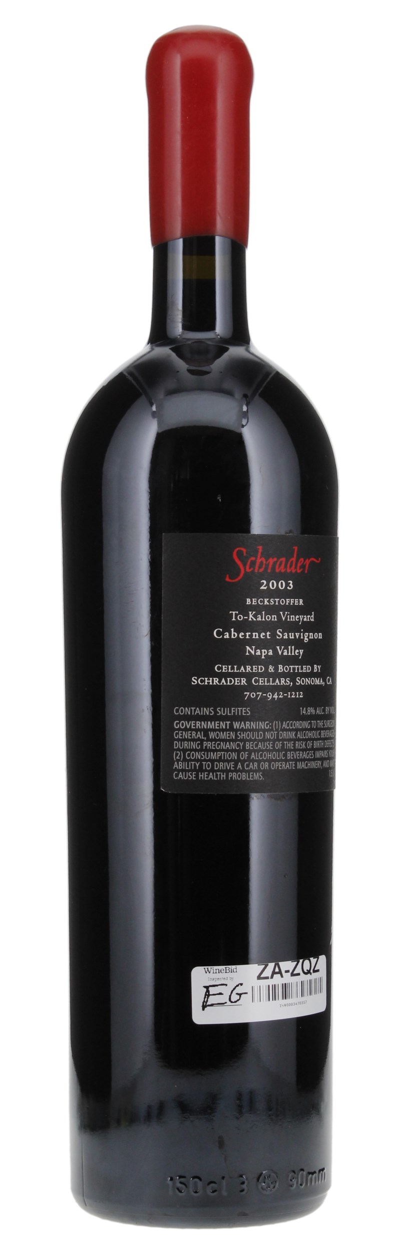 2003 Schrader MMIII (Old Sparky), 1.5ltr