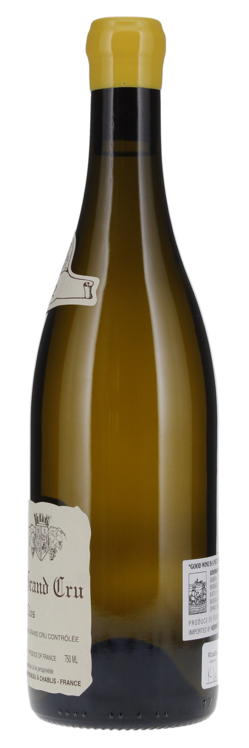 2012 Domaine Francois Raveneau Chablis Les Clos, 750ml