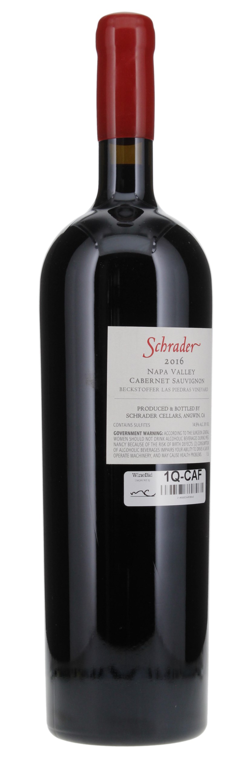 2016 Schrader Colesworthy Beckstoffer Las Piedras Vineyard Cabernet Sauvignon