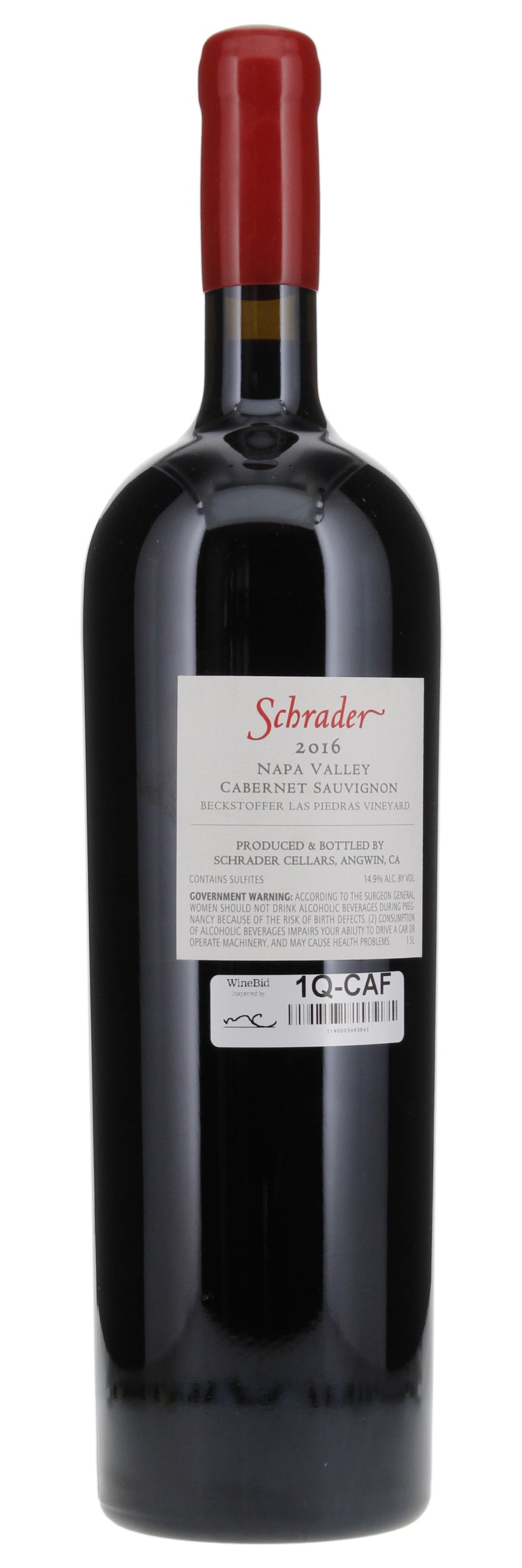 2016 Schrader Colesworthy Beckstoffer Las Piedras Vineyard Cabernet Sauvignon