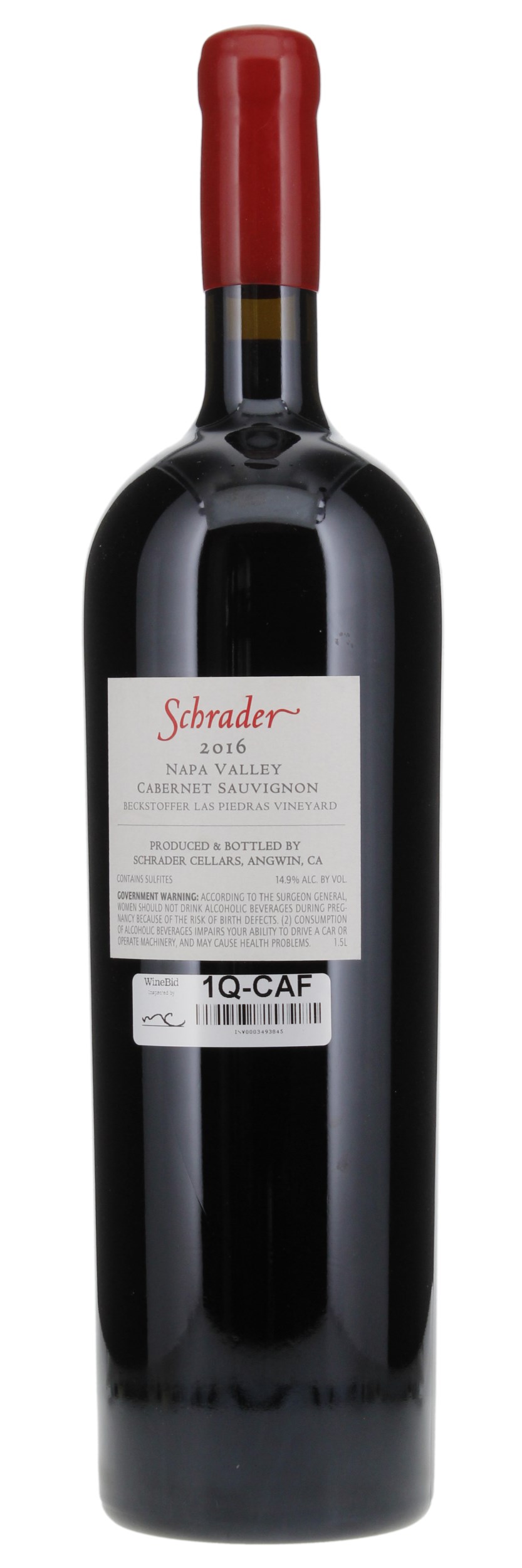 2016 Schrader Colesworthy Beckstoffer Las Piedras Vineyard Cabernet Sauvignon