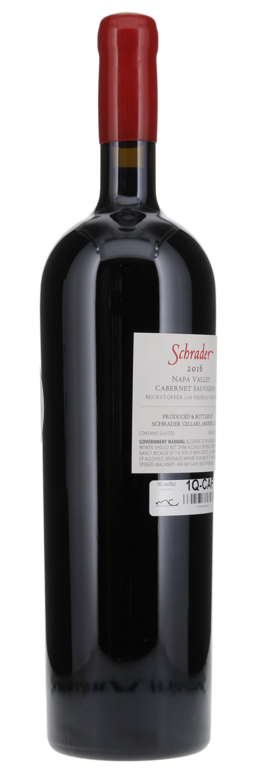 2016 Schrader Colesworthy Beckstoffer Las Piedras Vineyard Cabernet Sauvignon