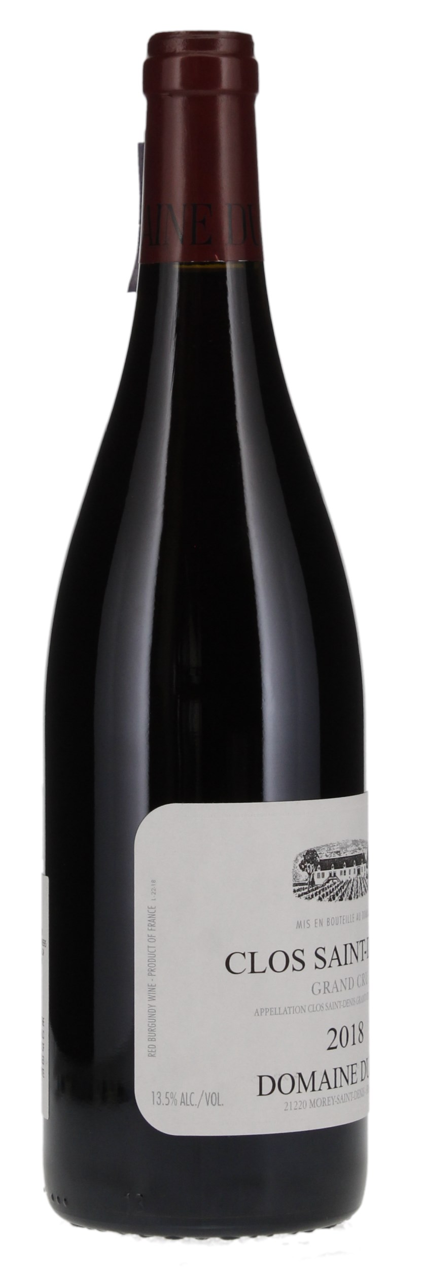 2018 Domaine Dujac Clos St. Denis, 750ml