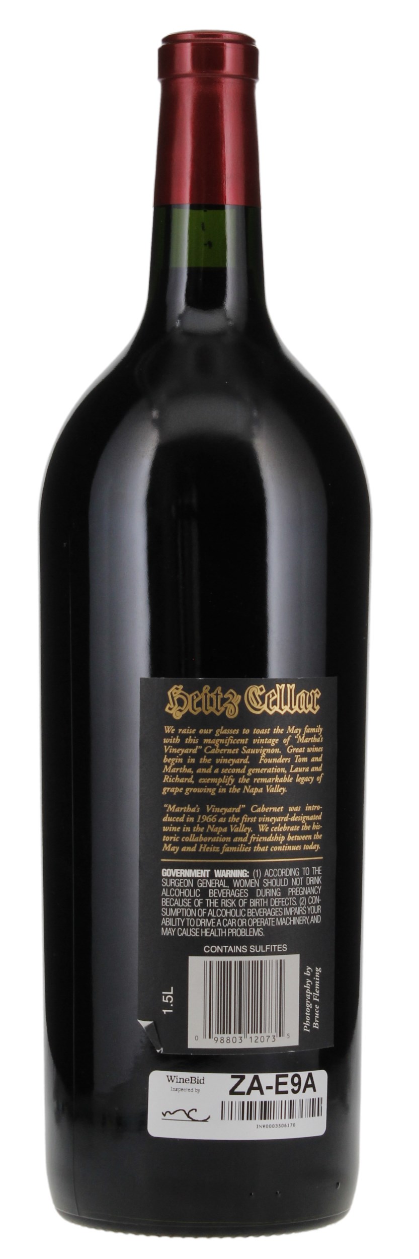 2007 Heitz Martha's Vineyard Cabernet Sauvignon, 1.5ltr