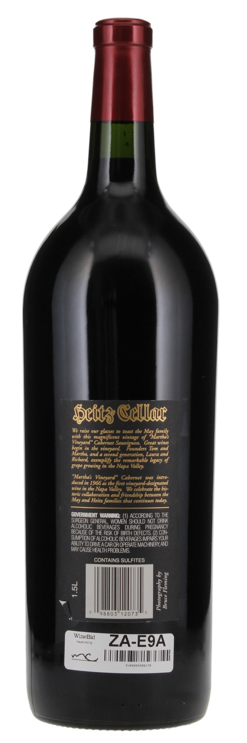 2007 Heitz Martha's Vineyard Cabernet Sauvignon, 1.5ltr