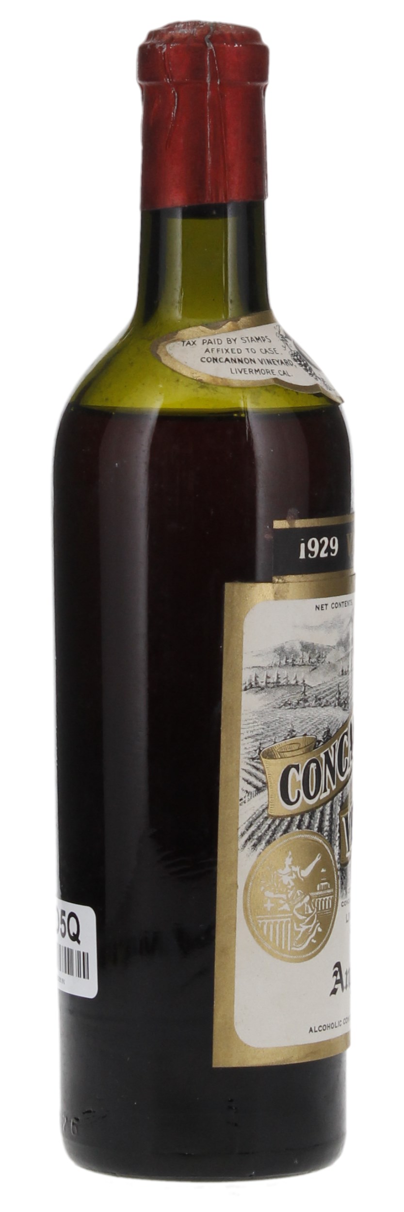 1929 Concannon Angelica, 375ml