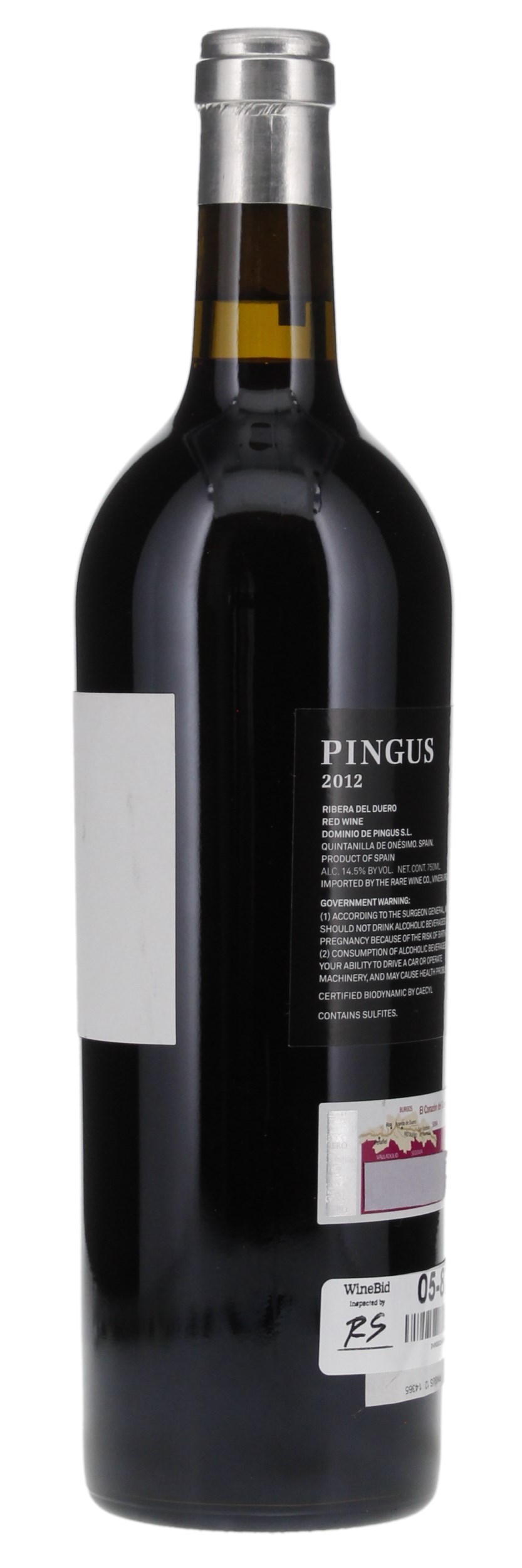 2012 Dominio de Pingus "Pingus", 750ml