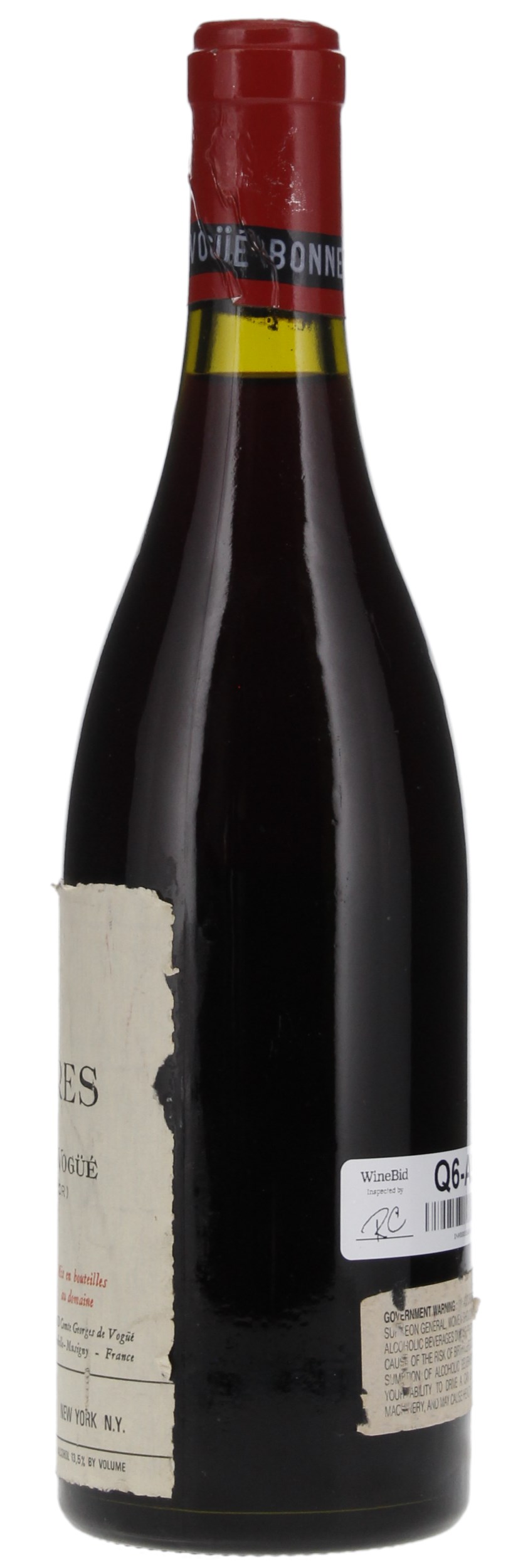 1990 Comte de Vogue Bonnes Mares, 750ml