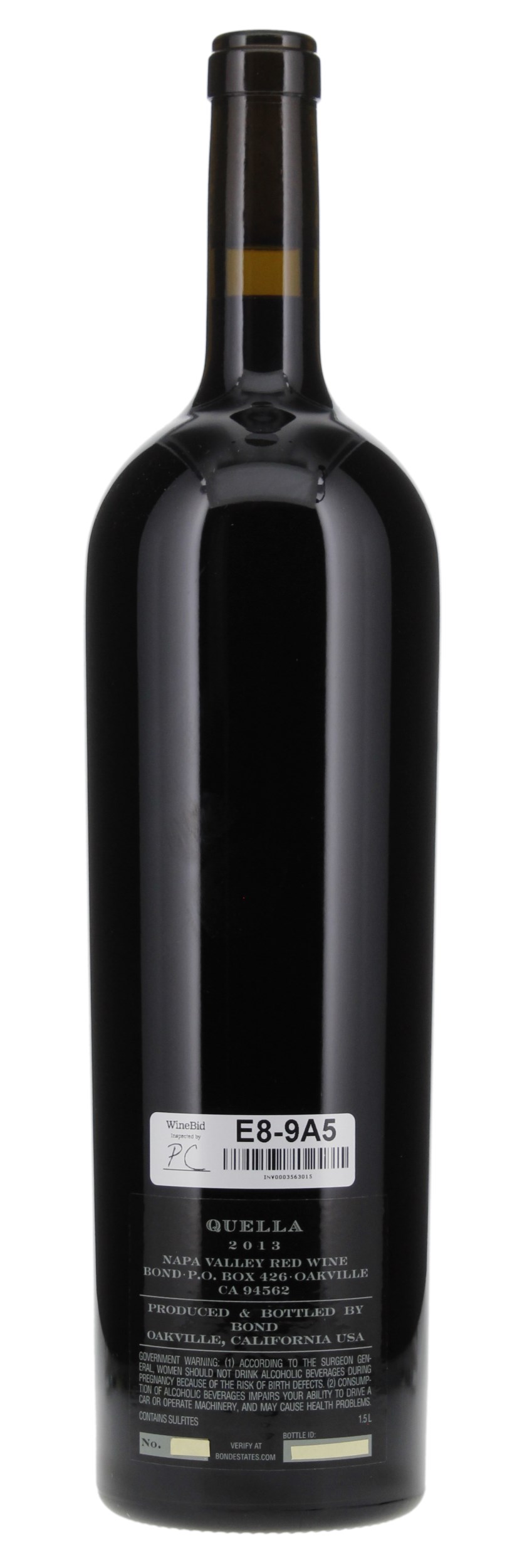 2013 Bond Quella, 1.5ltr, 1-bottle Lot, Wood Case Cabernet