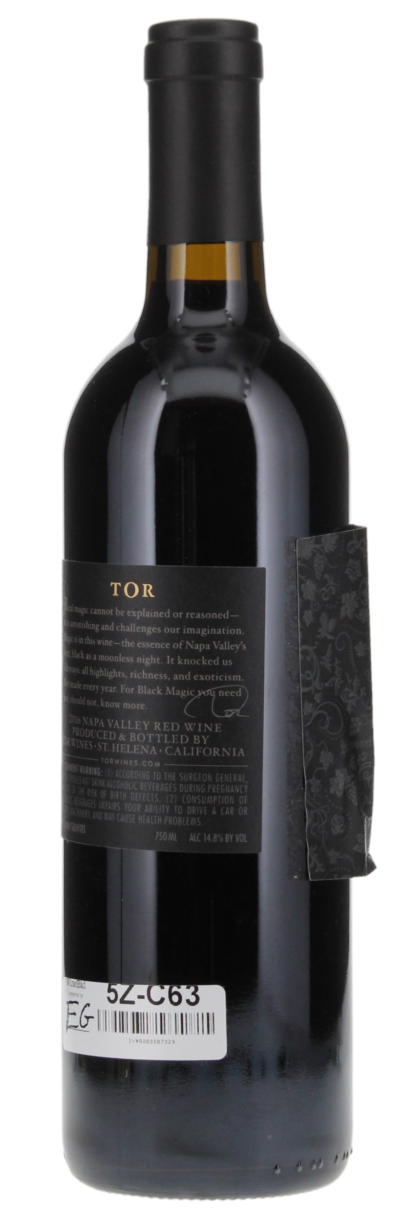 2016 TOR Kenward Family Wines Black Magic Red, 750ml
