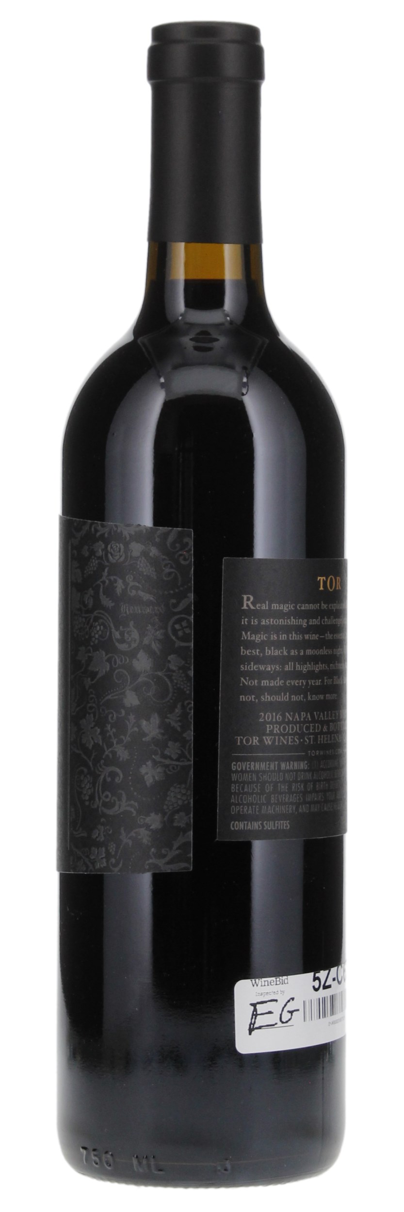 2016 TOR Kenward Family Wines Black Magic Red, 750ml