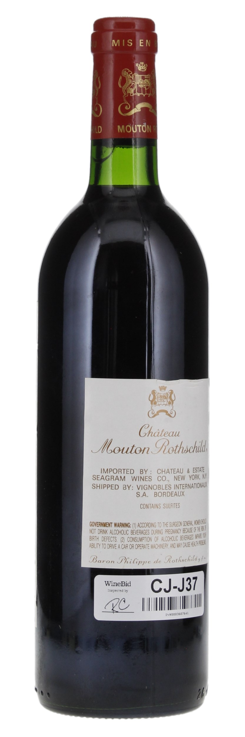 1988 Château Mouton Rothschild, 750ml