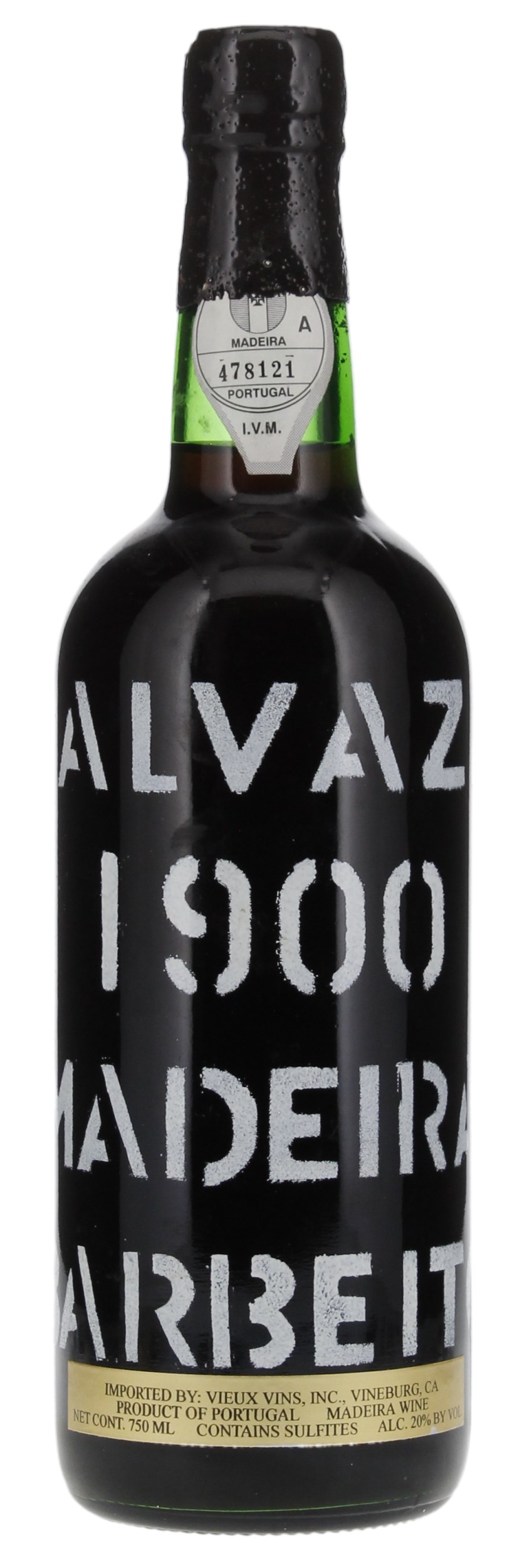 1900 Barbeito Madeira Malvazia Frasquiera, 750ml