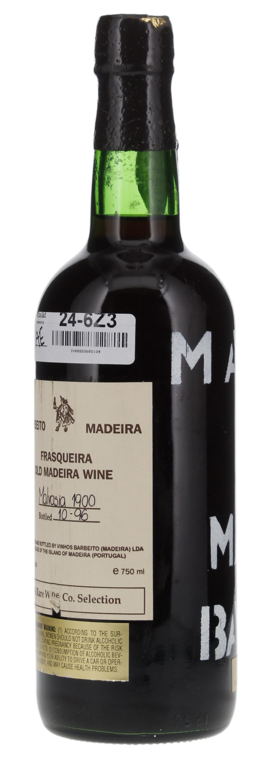 1900 Barbeito Madeira Malvazia Frasquiera, 750ml