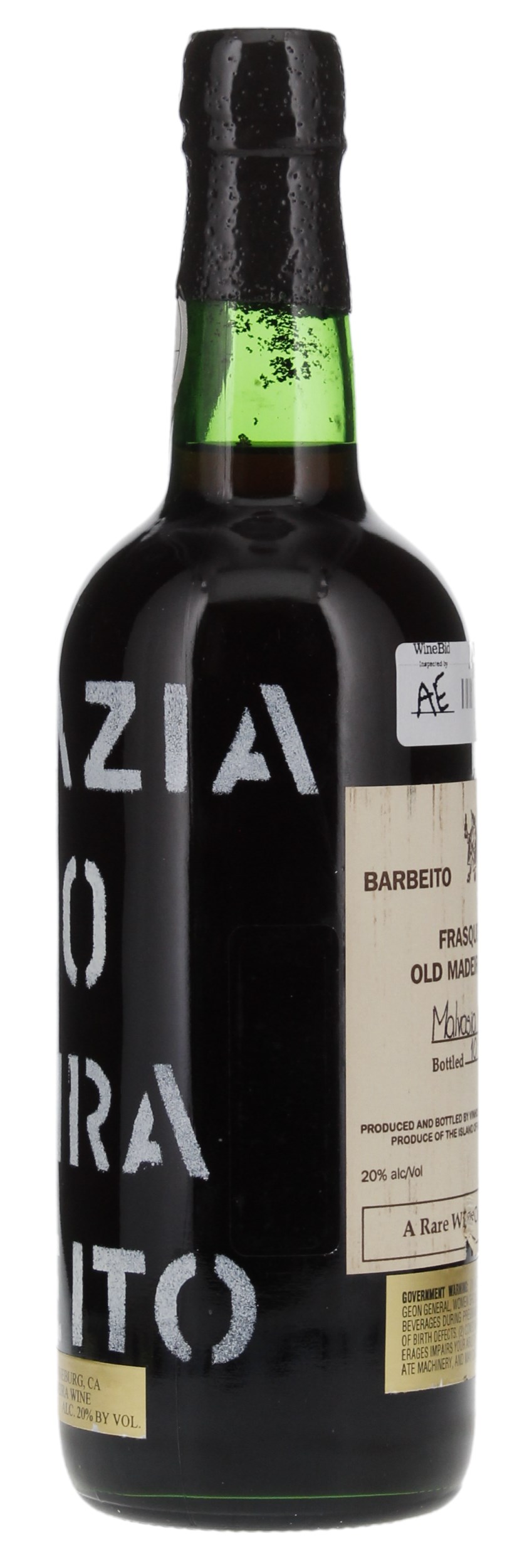 1900 Barbeito Madeira Malvazia Frasquiera, 750ml
