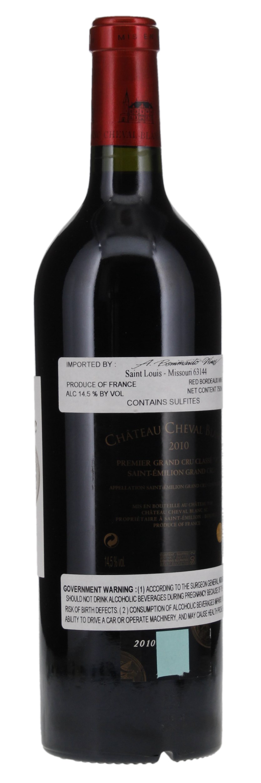 2010 Château Cheval-Blanc, 750ml