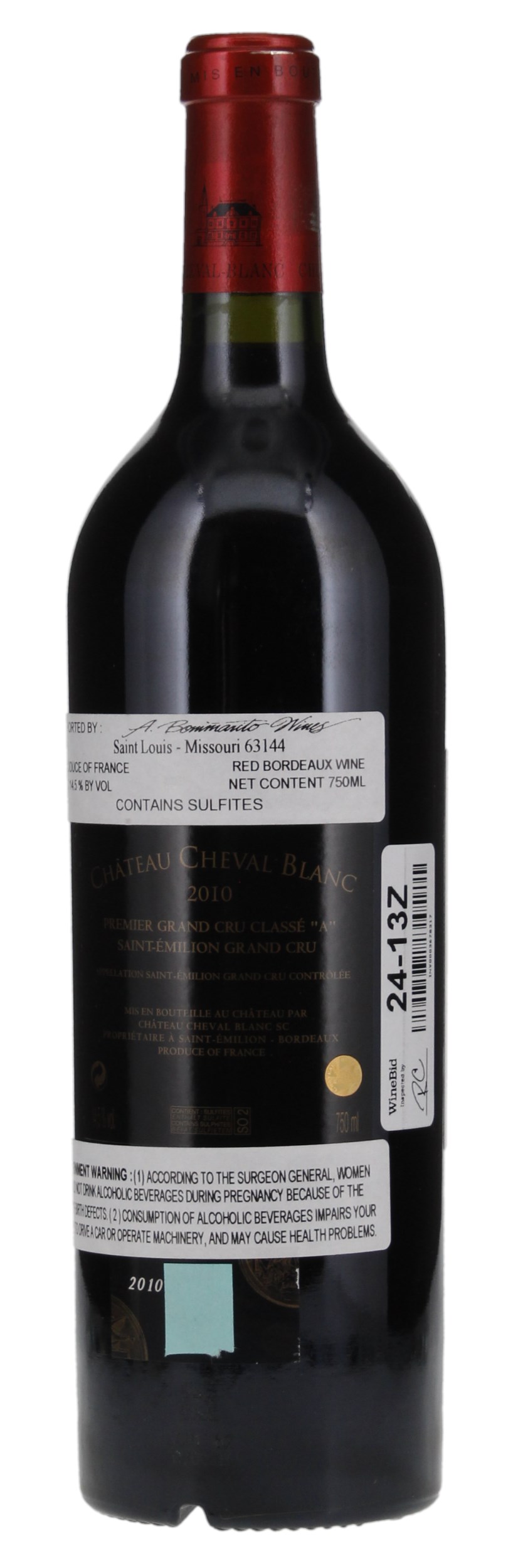 2010 Château Cheval-Blanc, 750ml