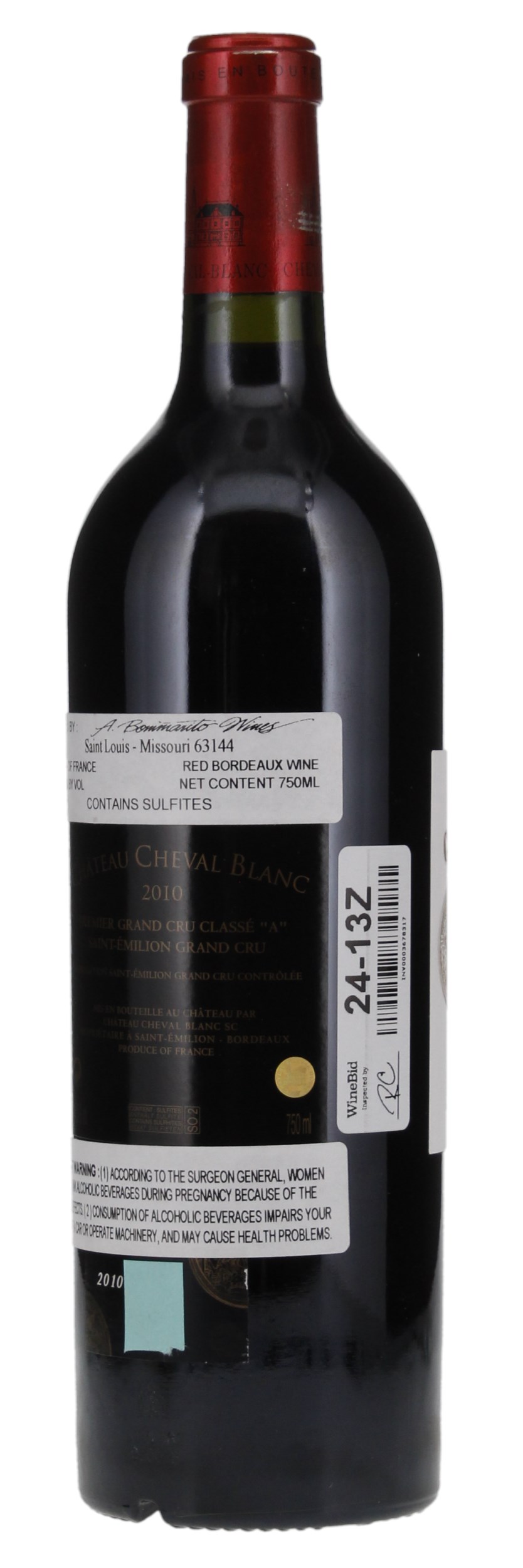 2010 Château Cheval-Blanc, 750ml