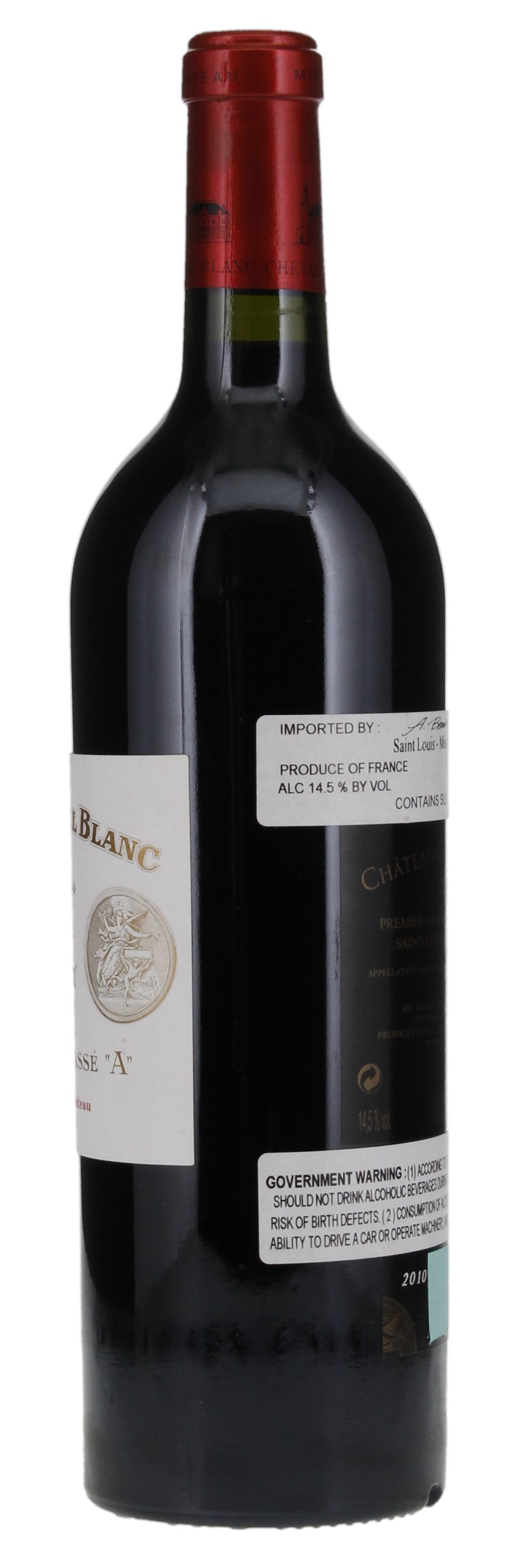 2010 Château Cheval-Blanc, 750ml