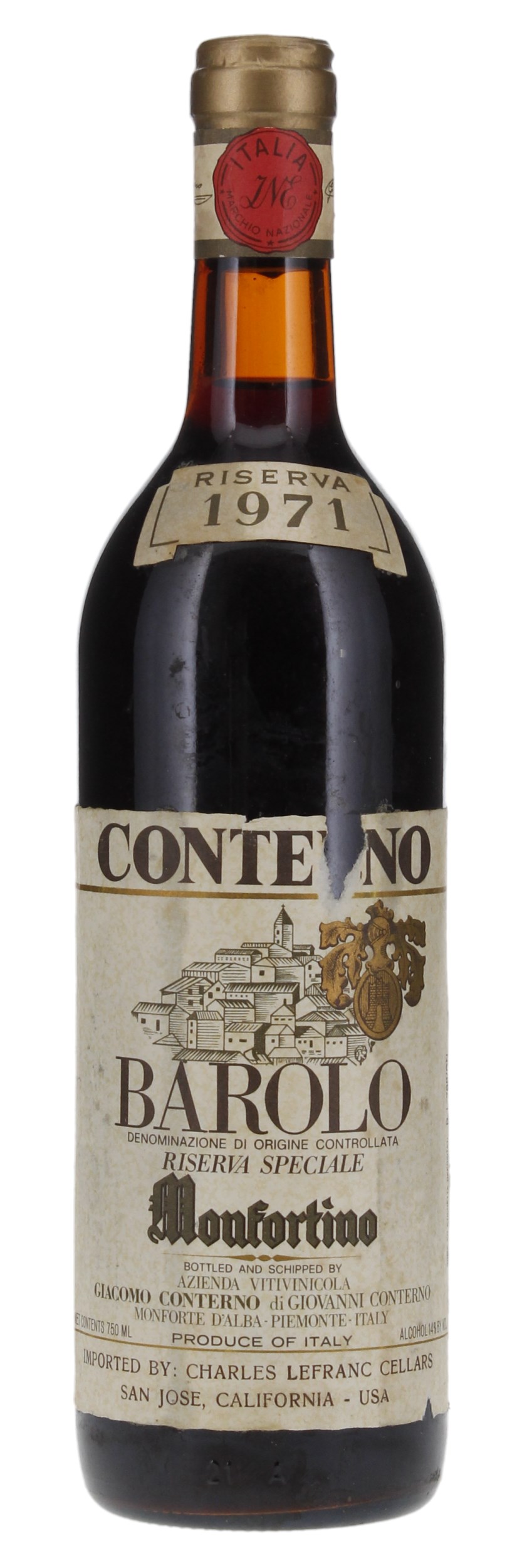 1971 Giacomo Conterno Barolo Riserva Monfortino, 750ml