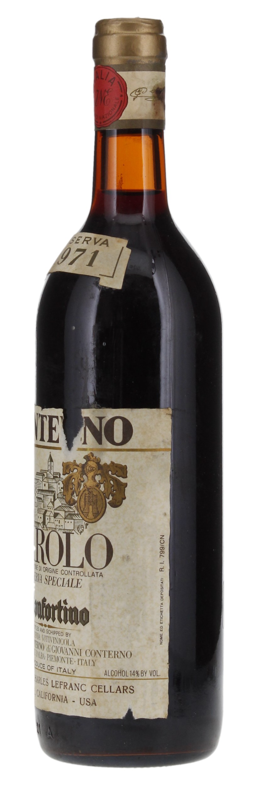 1971 Giacomo Conterno Barolo Riserva Monfortino, 750ml