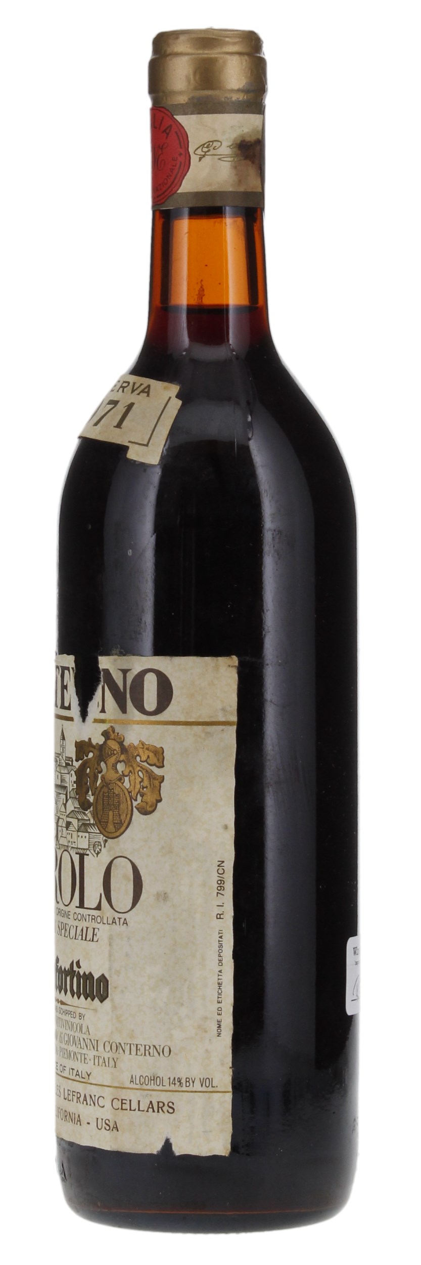 1971 Giacomo Conterno Barolo Riserva Monfortino, 750ml