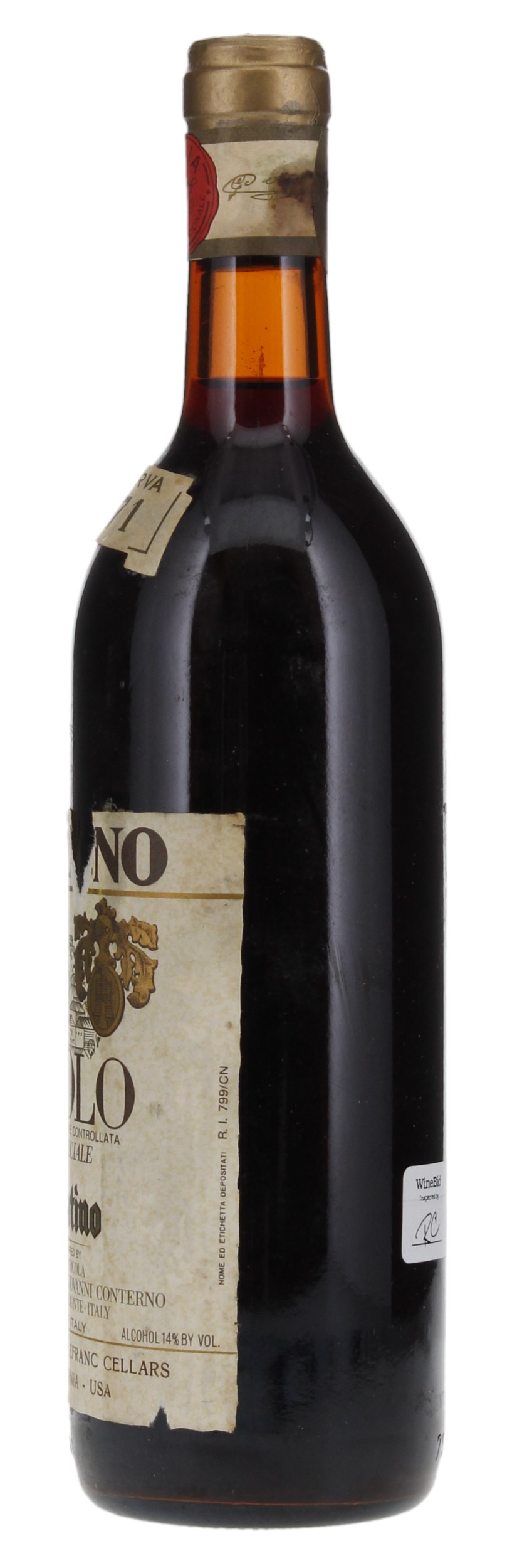 1971 Giacomo Conterno Barolo Riserva Monfortino, 750ml
