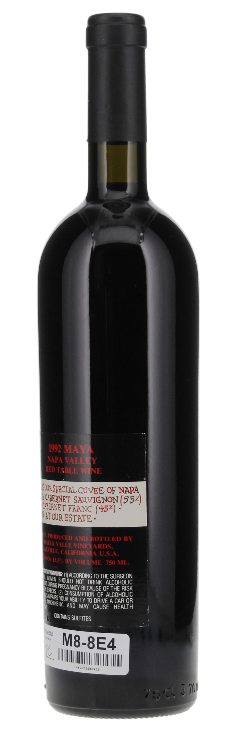 1992 Dalla Valle Maya, 750ml
