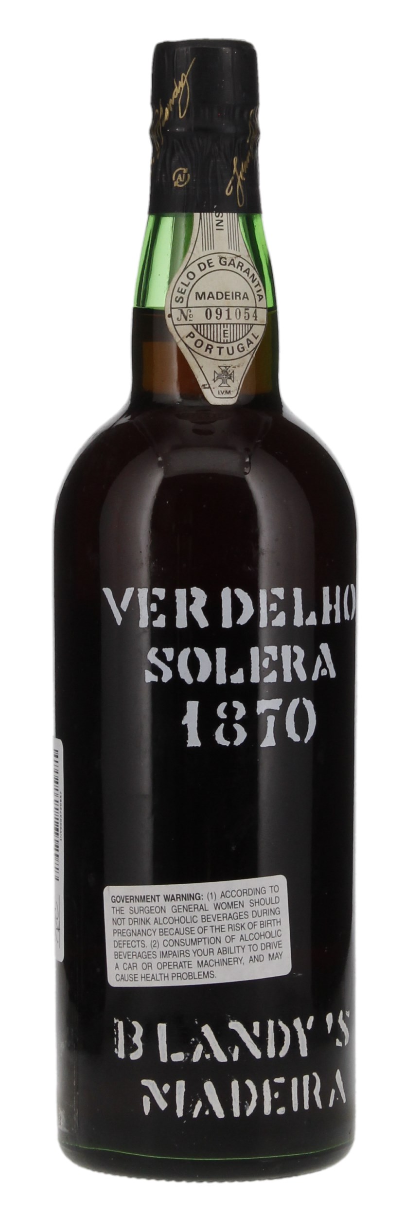 N.V. Blandy's Verdelho Solera 1870 Madeira, 750ml