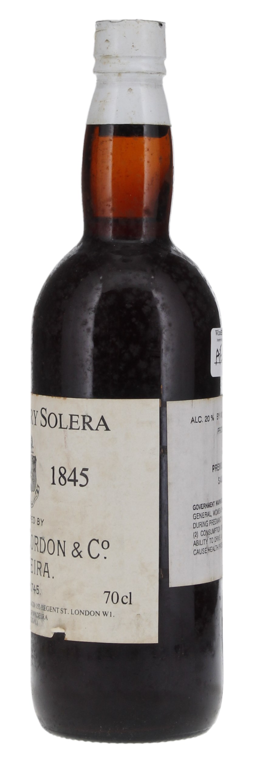 N.V. Cossart Gordon Bual Centenary Solera Madeira 1845, 700ml