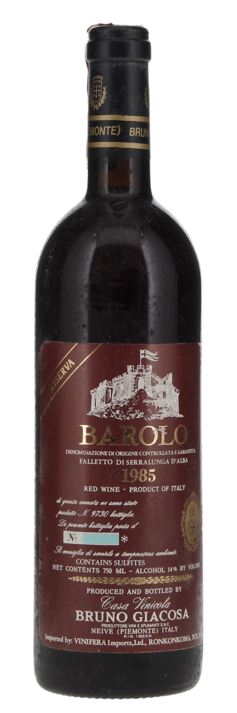 1985 Bruno Giacosa Barolo Falletto Riserva, 750ml