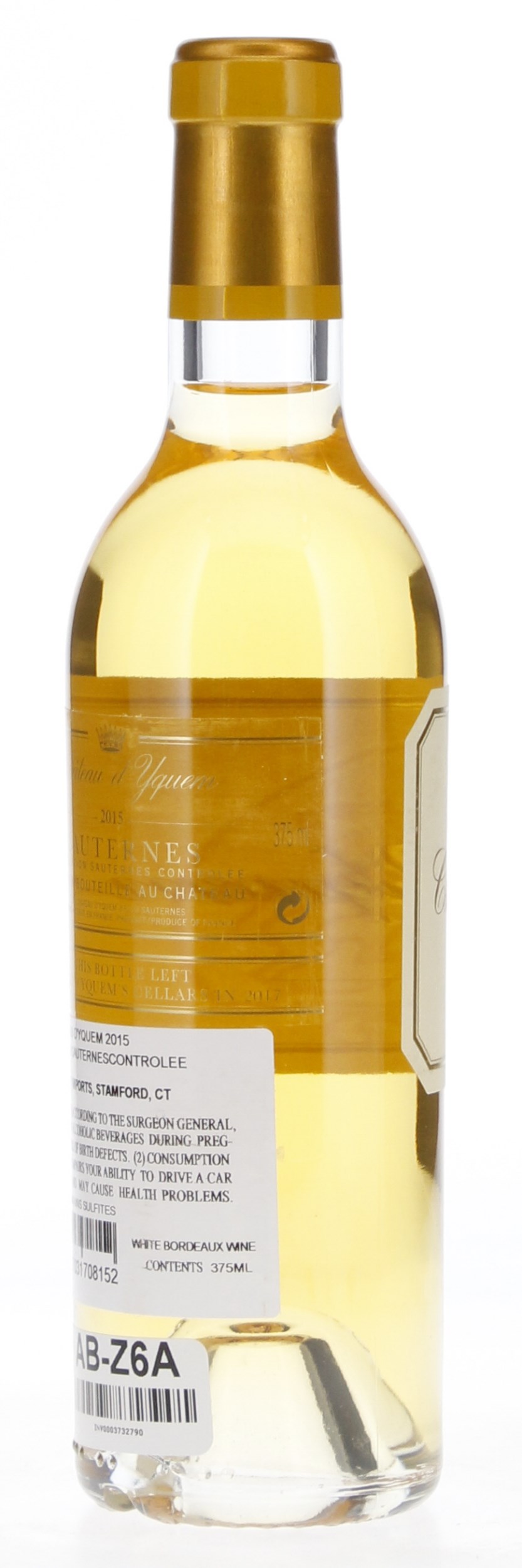 2015 Château d'Yquem, 375ml
