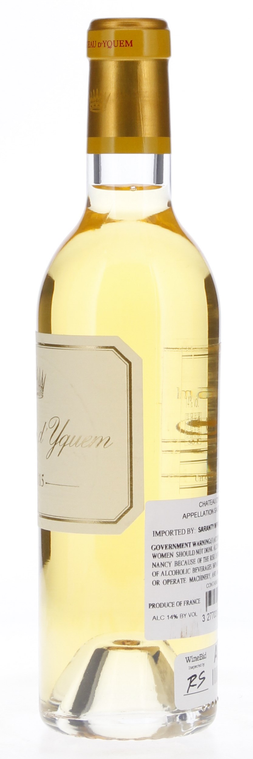 2015 Château d'Yquem, 375ml