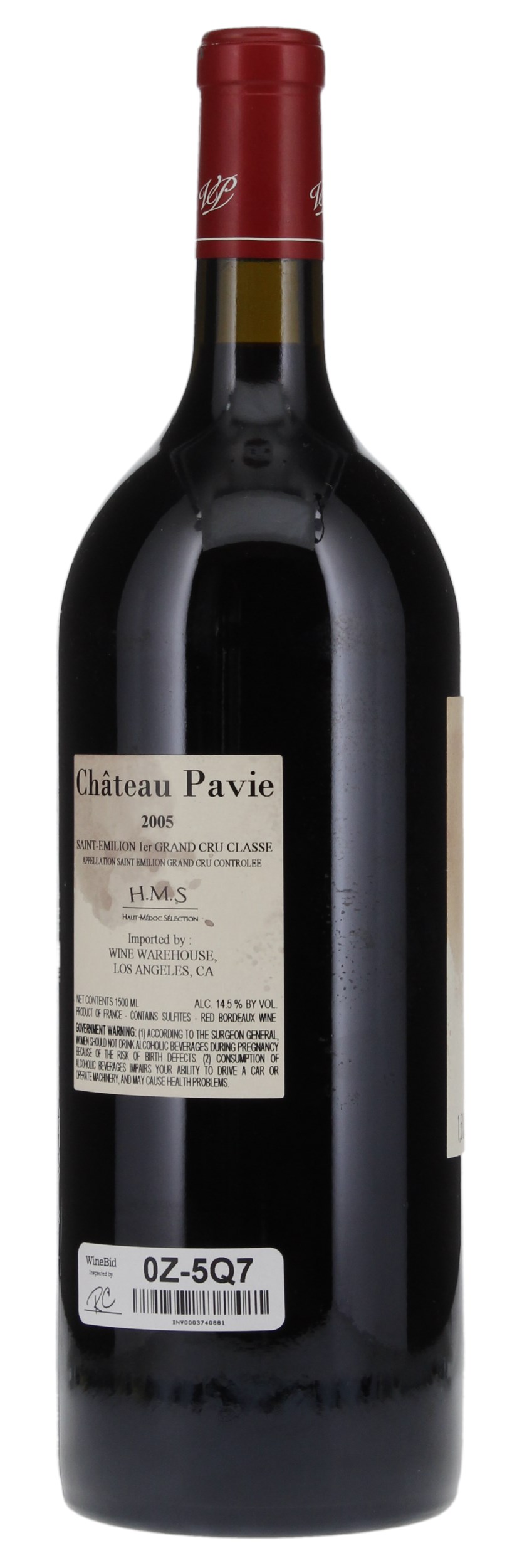 2005 Château Pavie, 1.5ltr